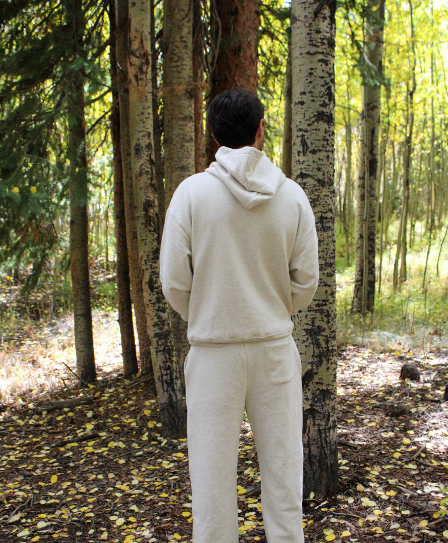 Forever Ease Hoodie – relaxed fit cotton hoodie with wavy Forever Winter chest logo, view 14