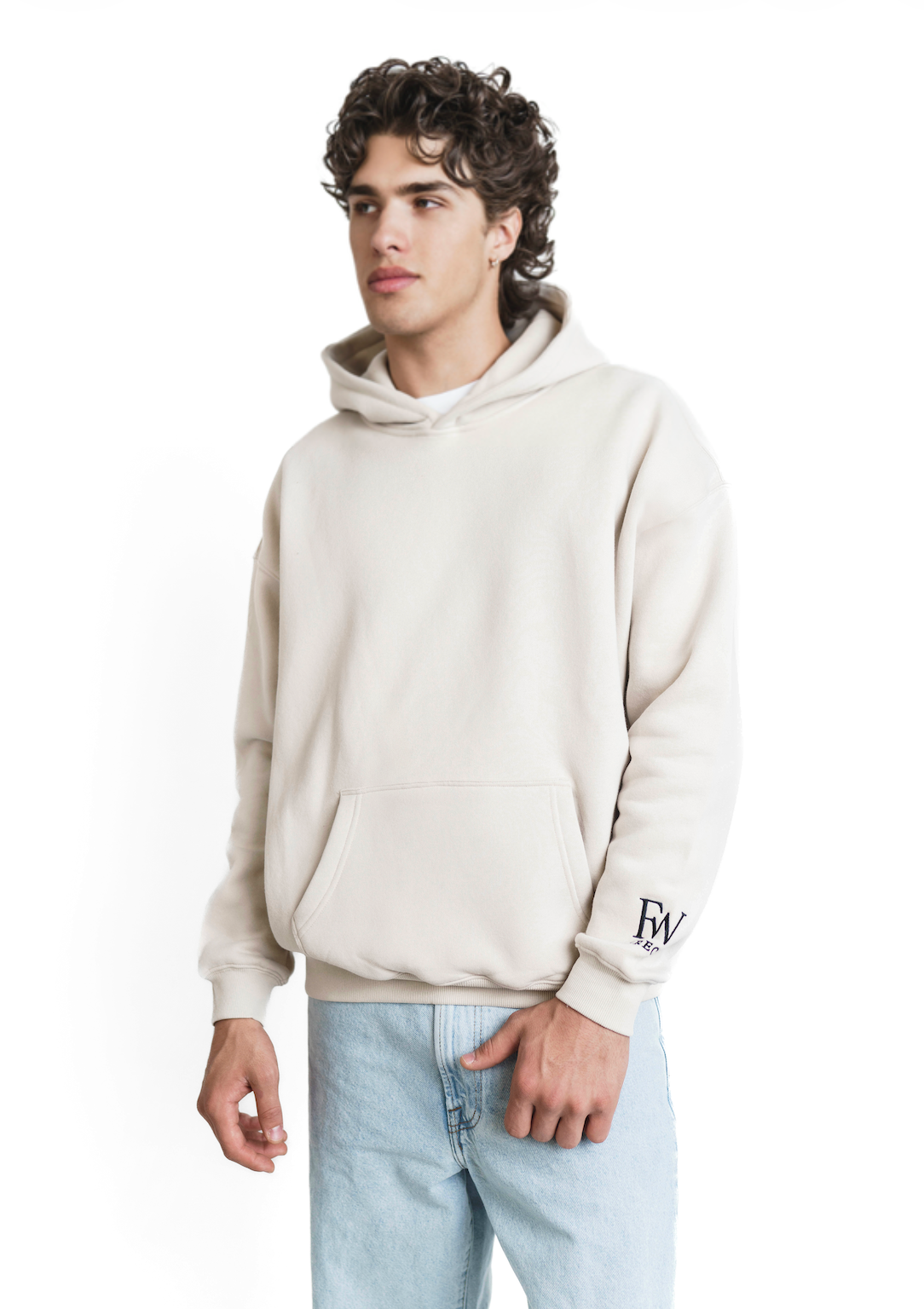 Forever Cozy Hoodie - Snow Beige-2