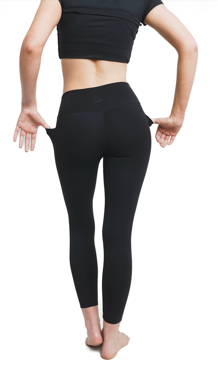 Flex Pocket Leggings - Timber Black-5