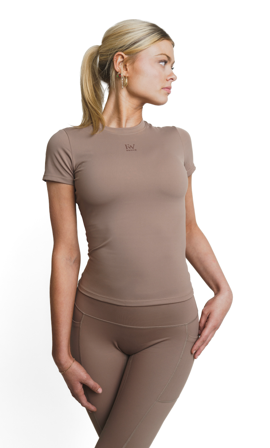 Flex Pocket Leggings - Trail-stone Brown-4