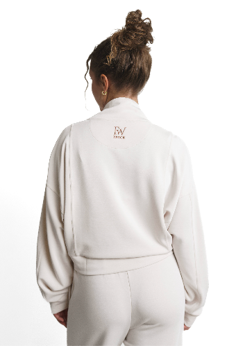CloudSoft Quarter Zip - Winter Cream-3