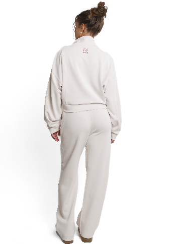 CloudSoft Quarter Zip - Winter Cream-4
