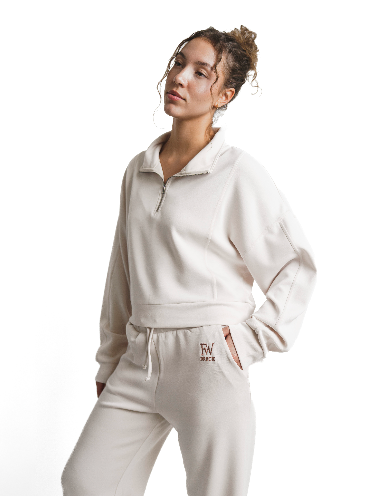 CloudSoft Wide Leg Pants - Winter Cream-2