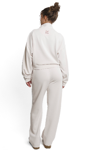 CloudSoft Wide Leg Pants - Winter Cream-3
