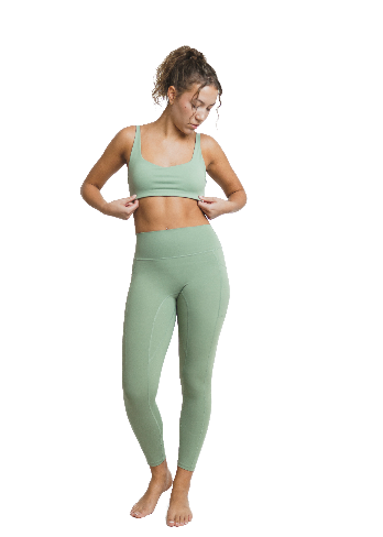 Flex Scoop Bra - Frosted Sage-3