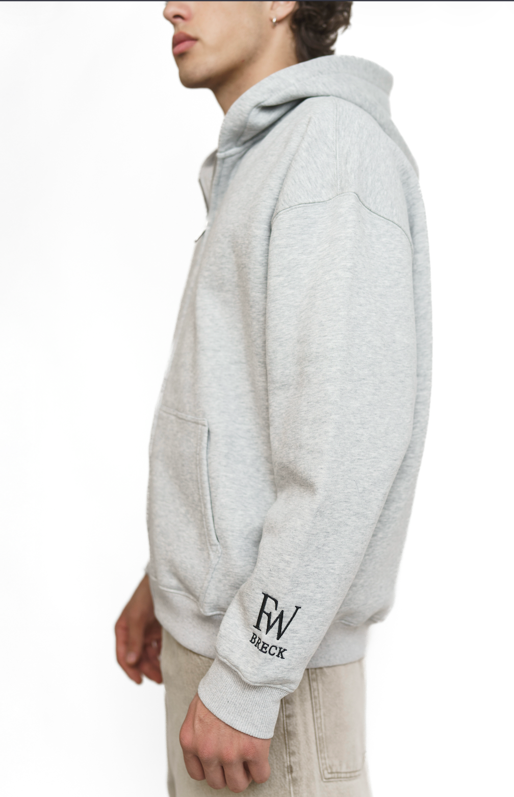 Forever Cozy Zip Hoodie - Frosted Heather (Men's)-2
