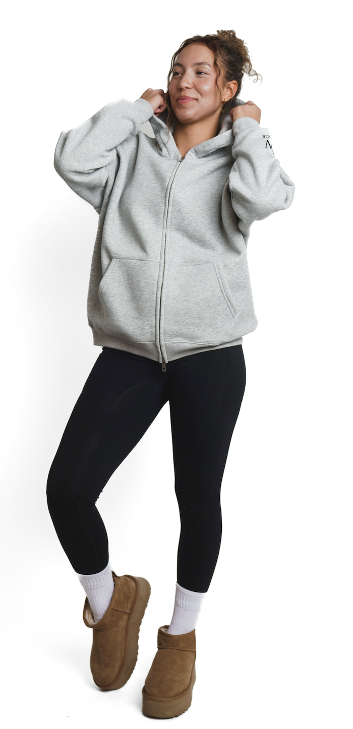 Forever Cozy Zip Hoodie - Frosted Heather (Women's)-2