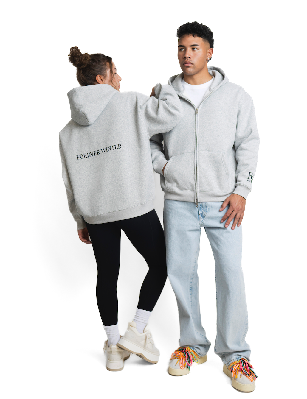 Forever Cozy Zip Hoodie - Frosted Heather (Women's)-5