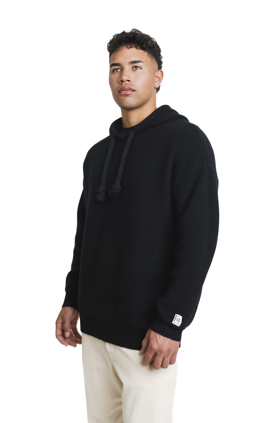 Lodge Knit Hoodie - Timber Black-2