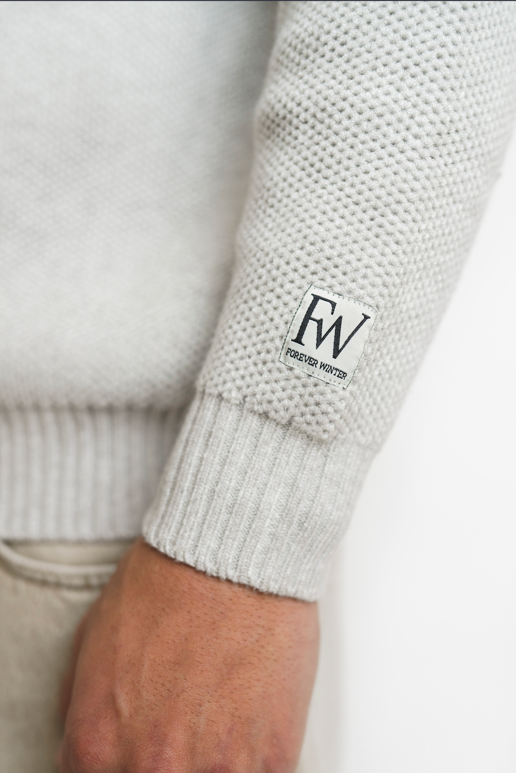 Lodge Knit Hoodie - Gray-3