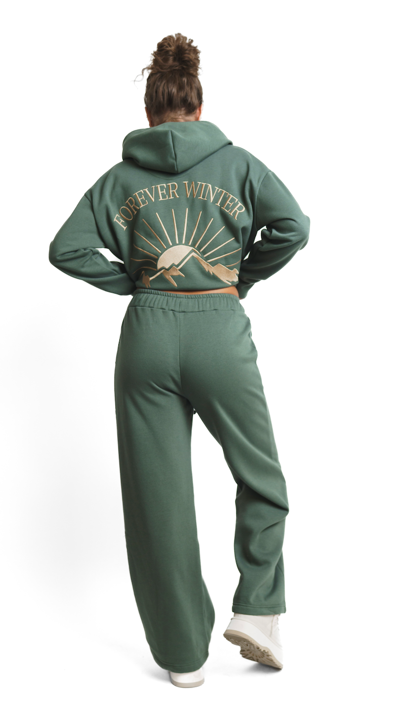 Alpenglow Wide Leg Pants - Alpine Sage (Women's)-3