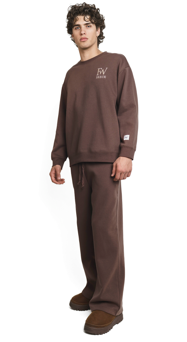 Alpenglow Crewneck - Cocoa Brown (Men's)-2
