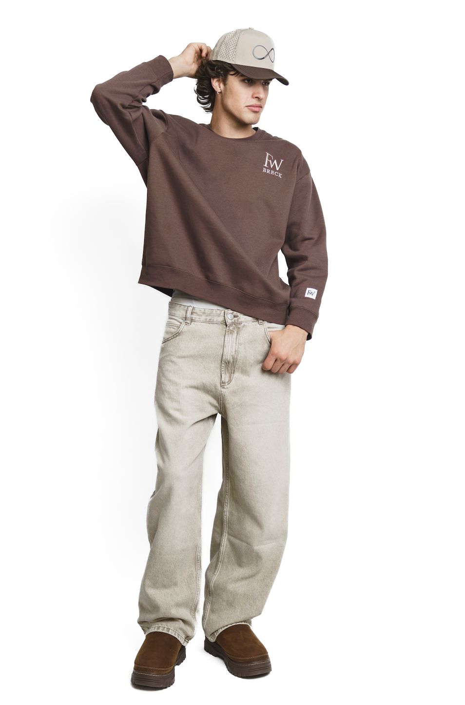 Alpenglow Crewneck - Cocoa Brown (Men's)-1