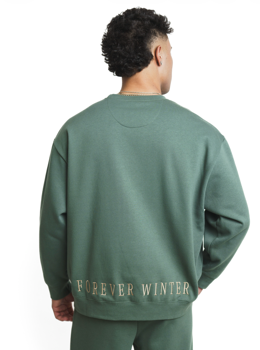 Alpenglow Crewneck - Alpine Sage (Men's)-5