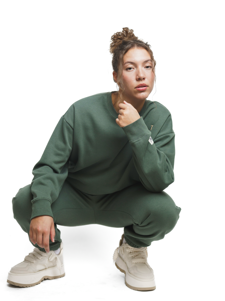 Alpenglow Crewneck - Alpine Sage (Women's)-4