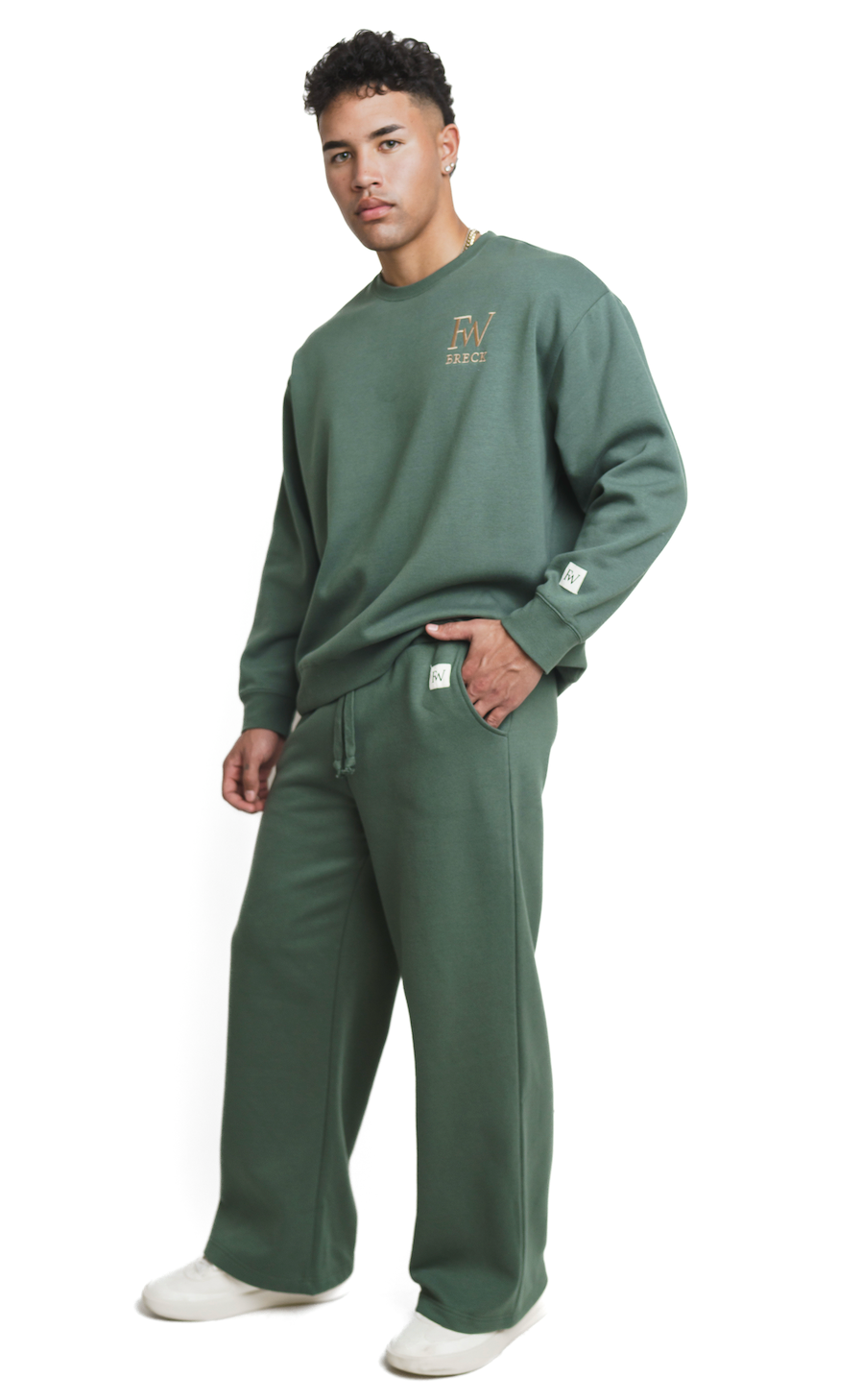 Alpenglow Wide Leg Pants - Alpine Sage (Men's)-3