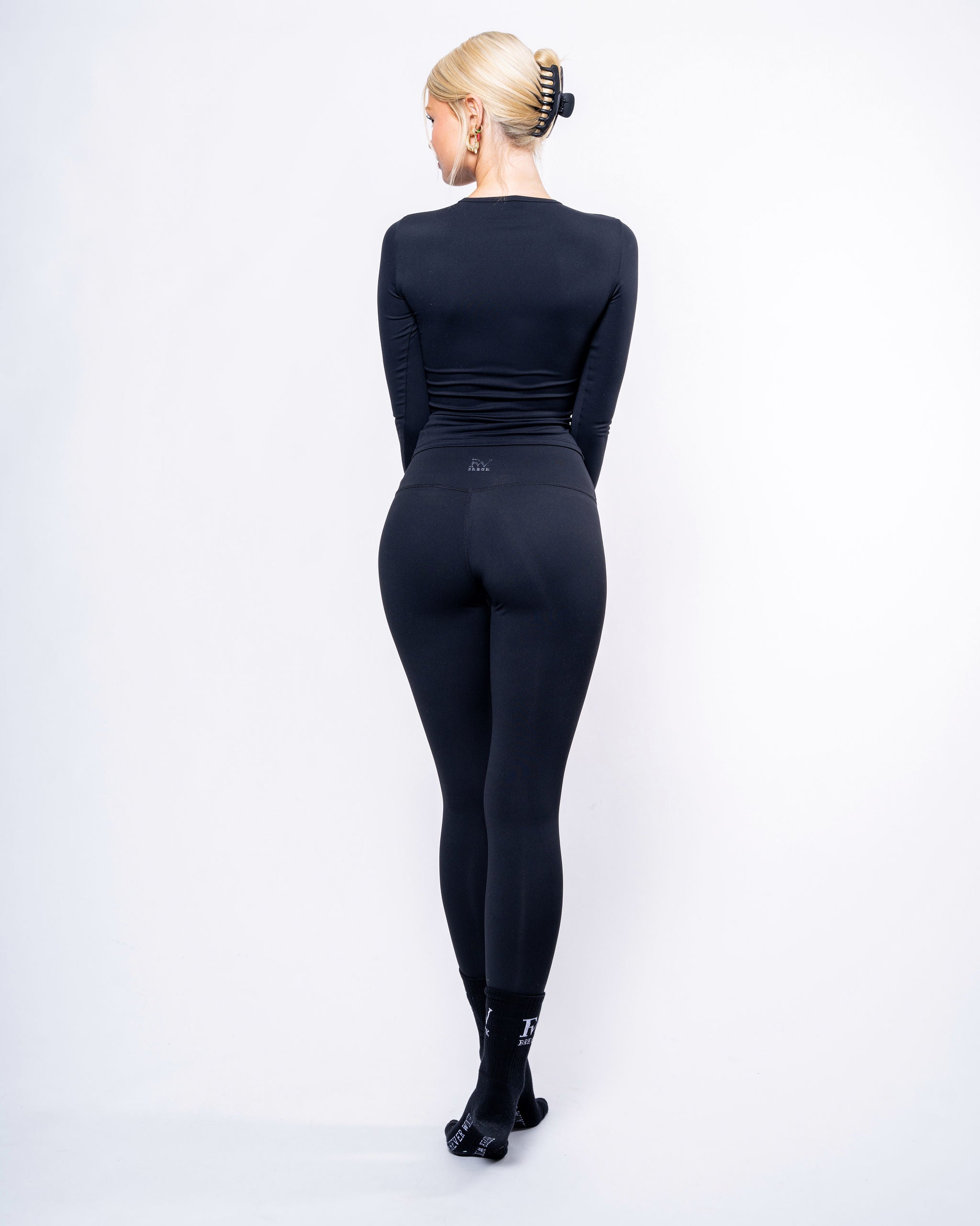 Flex Leggings - Timber Black-2