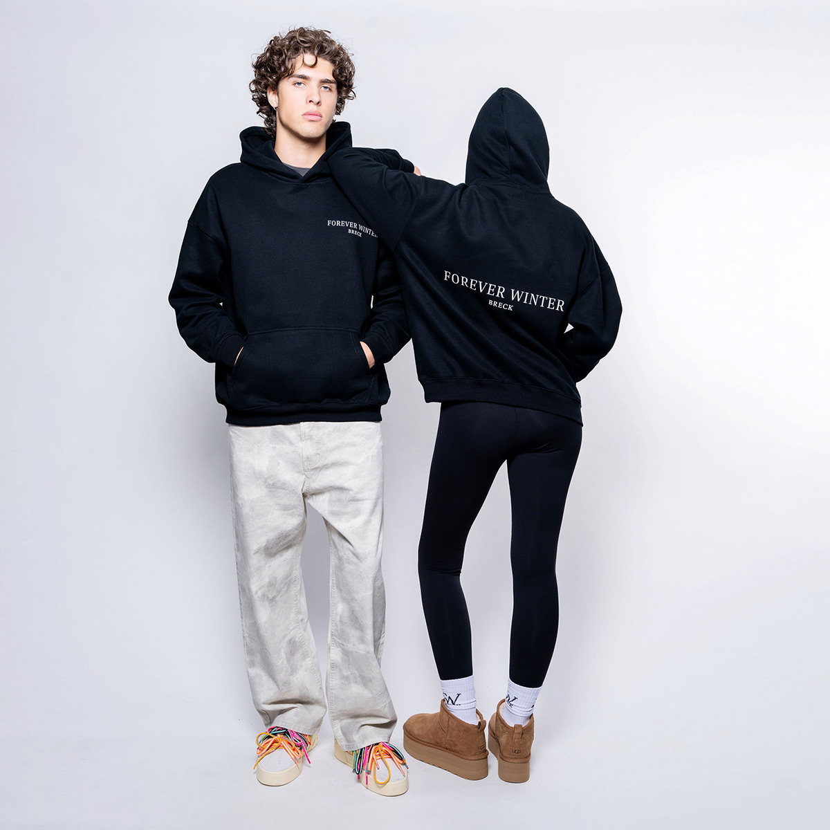 FW Heavy Hoodie Black - Image 7