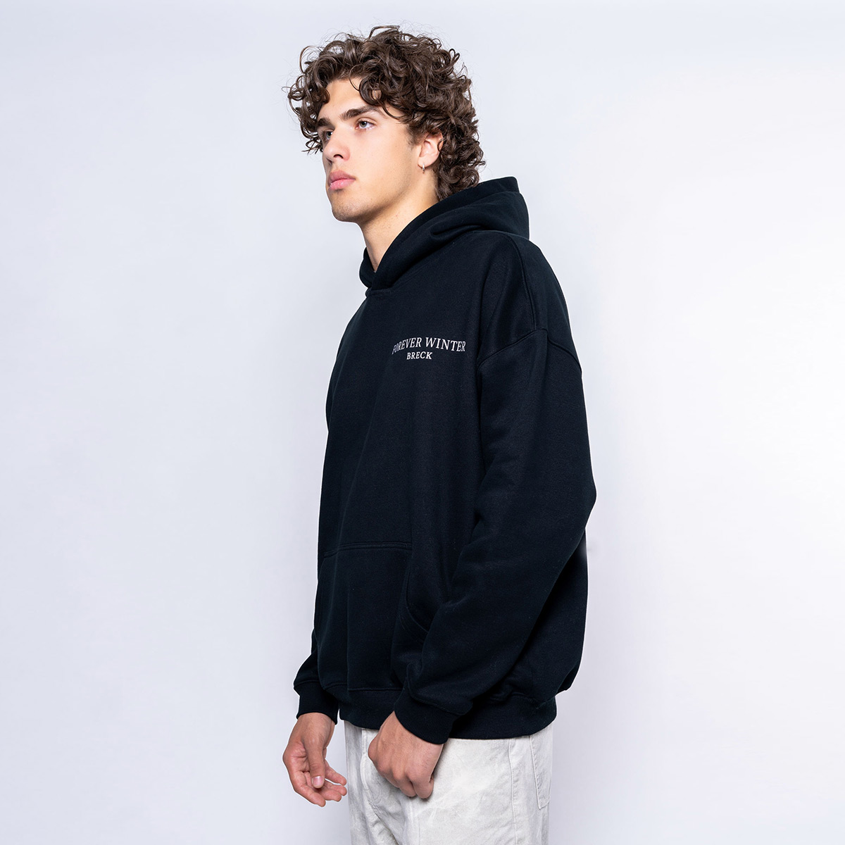 FW Heavy Hoodie Black - Image 2