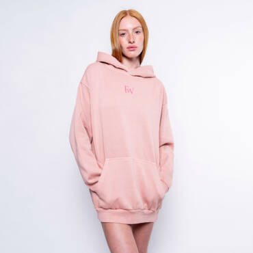 FW Mountain Essential Hoodie Salmon