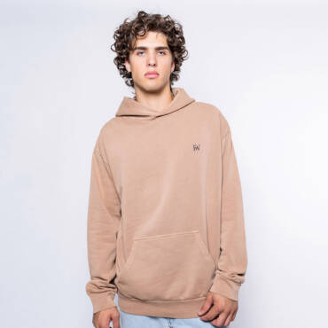 FW Mountain Essential Hoodie Saddle Wood Brown