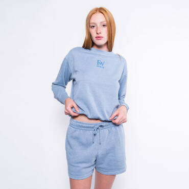 FW Breck Crewneck Denim Blue