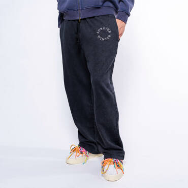 FW Acid-Wash Pants Black